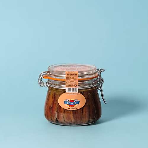 Filetti di Sarde 550 gr in olio di semi di girasole