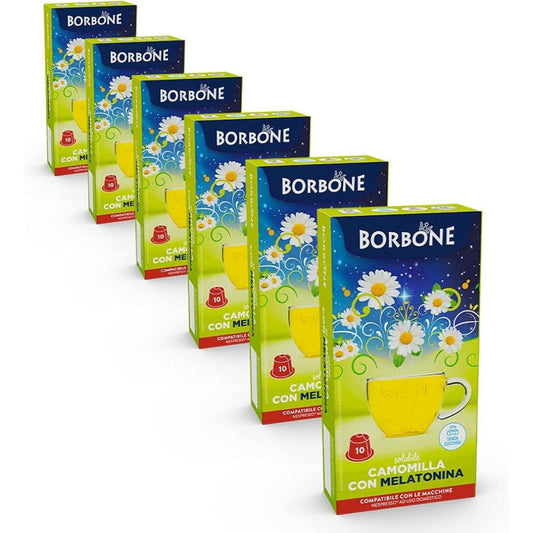 BORBONE NESPRESSO CAMOMILLA E MELATONINA 60 pz