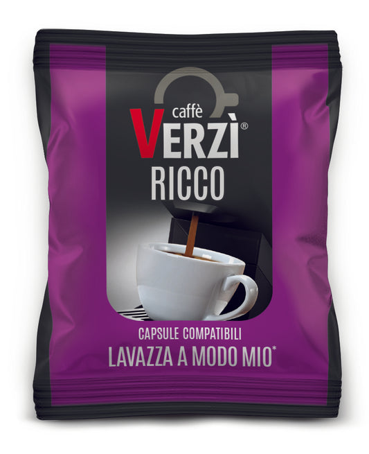 Verzi Capsule Compatibili A Modo Mio - Aroma Ricco x 100