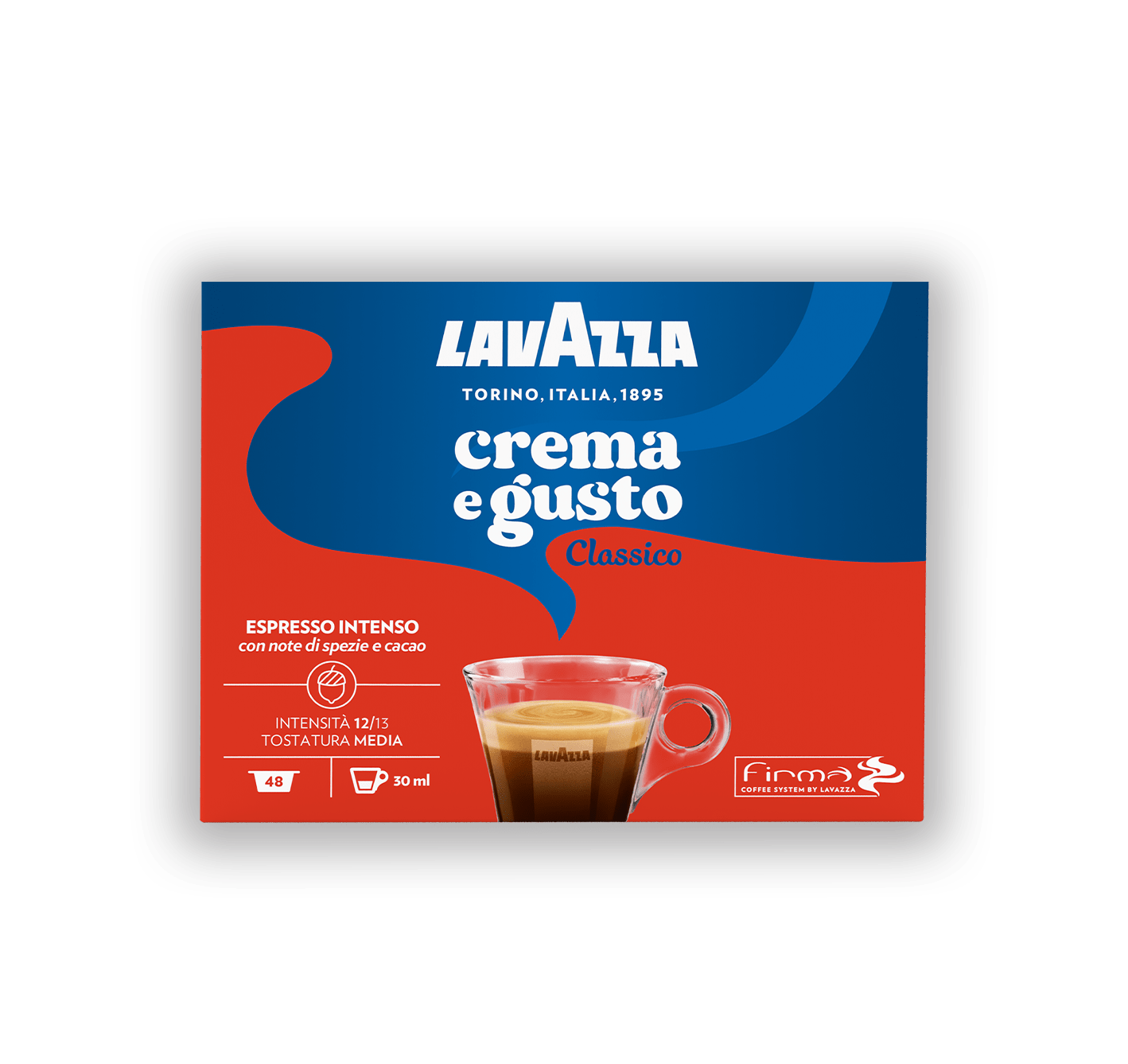 Lavazza Firma | Espresso Intensidad 12/13 Crema e Gusto Classico x 48