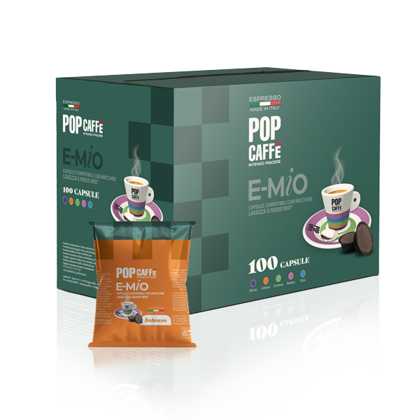 Pop Caffè E-Mio Miscela Intenso x 100