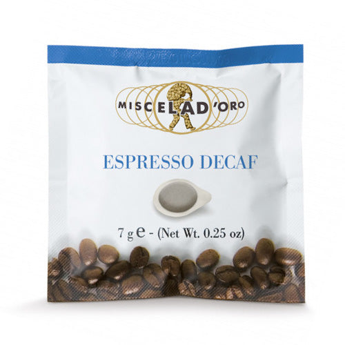 Miscela d'oro Espresso Decaf Pods 44 mm – 150