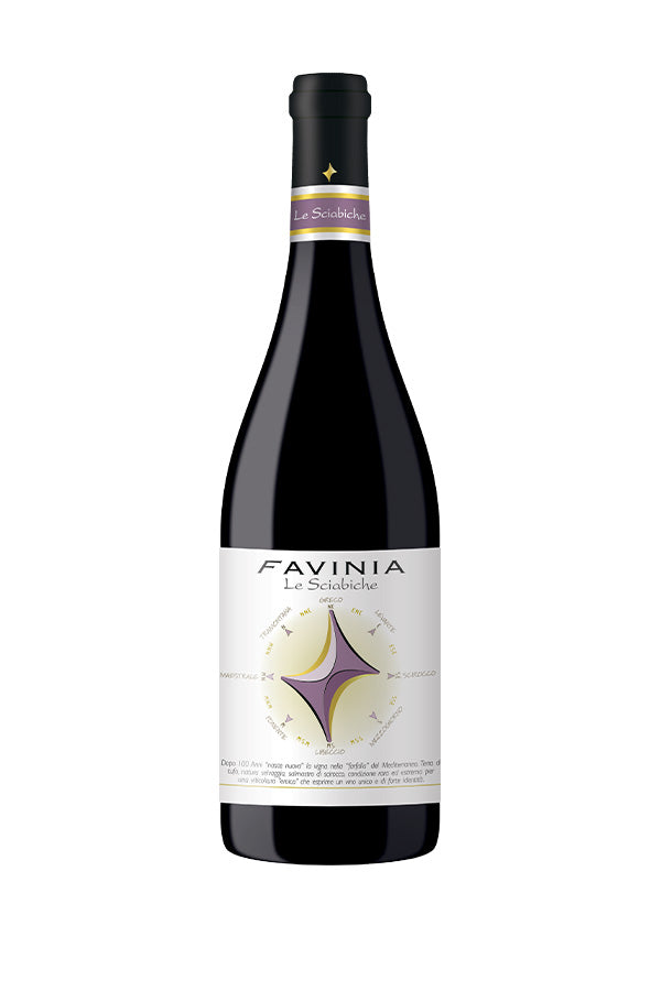 Il vino rosso della viticoltura eroica di mare FAVINIA LE SCIABICHE IGT Terre Siciliane Perricone e Nero d’Avola