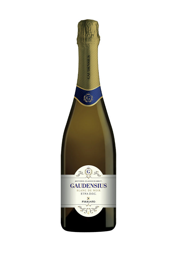 Il Perlage dell’Etna in stile Firriato GAUDENSIUS BLANC DE NOIR Etna D.O.C. Metodo Classico Brut Nerello Mascalese
