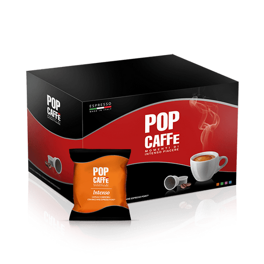 Pop Caffè Point Miscela Intenso Compatibili macchine Espresso Point x 100