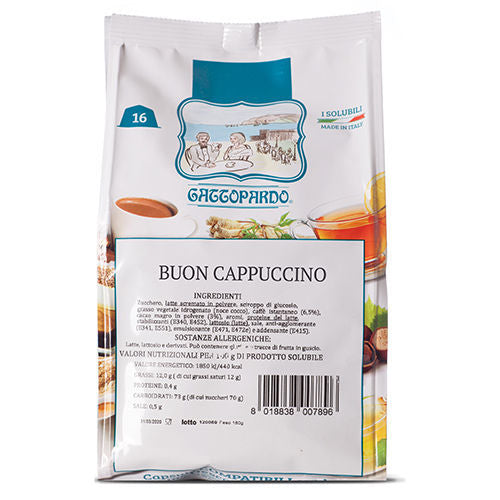 128 CAPPUCCINO Gattopardo To.Da Capsules Compatible with Nescafé Dolce Gusto