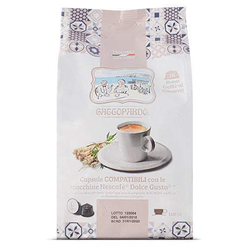 128 GINSENG Gattopardo To.Da Capsules Nescafé Dolce Gusto Compatible