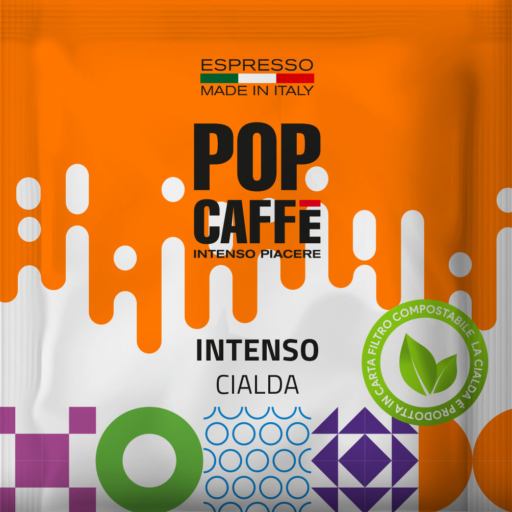 Pop Caffè Cialdas ESE 44 mm Mezcla Intenso x 150