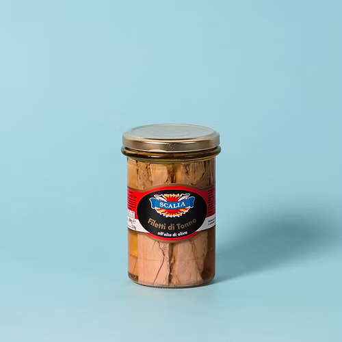 Tranci di Tonno all'olio di oliva 300 gr.