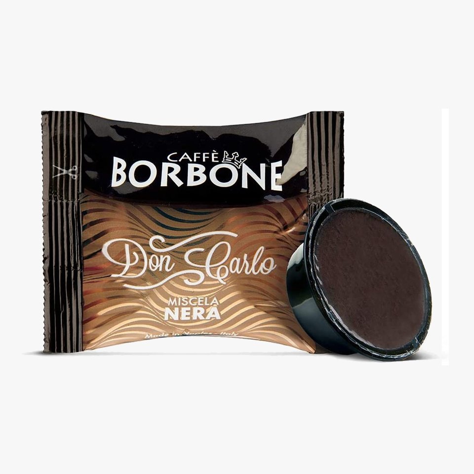 Borbone Cápsulas Compatibles A Modo Mio Don Carlo Mezcla NEGRA x 100
