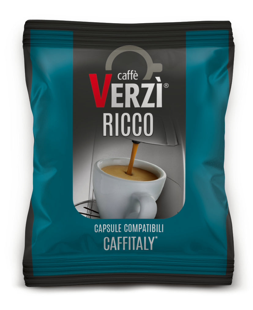 Verzi Caffitaly Compatible Capsules - Rich Aroma x 80