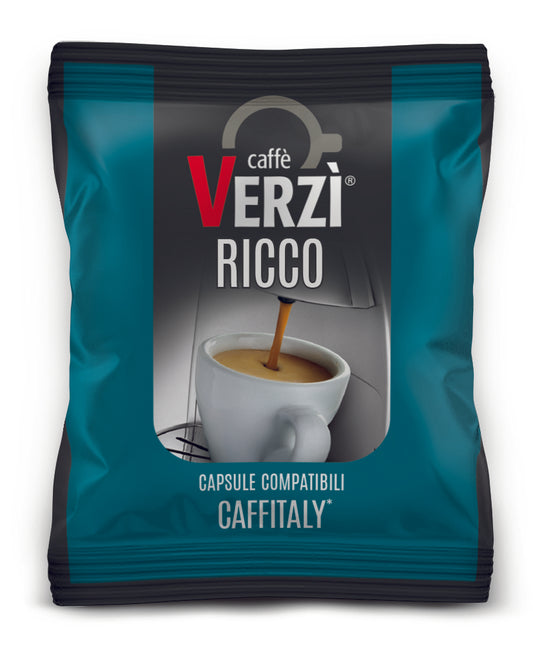 Verzi Caffitaly Compatible Capsules - Rich Aroma x 80
