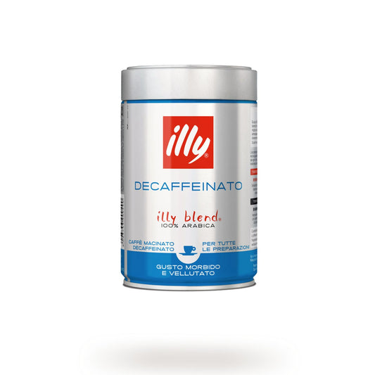 ILLY CAFFE MACINATO DECAFFEINATO 250GR