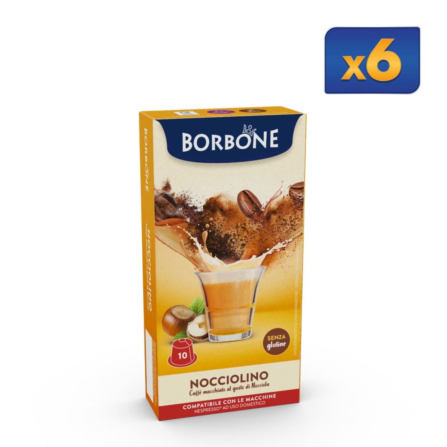 BORBONE RESPRESSO NOCCIOLINO 60 pz