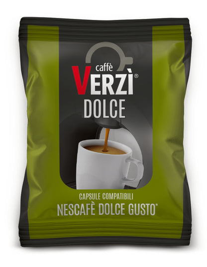 Cápsulas Verzi Compatibles Nescafè Dolce Gusto - Aroma Dolce x 50