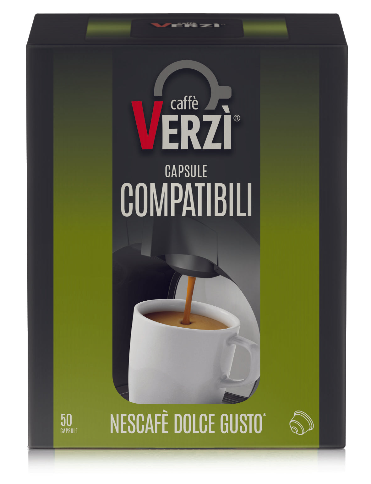 Verzi Capsule Compatibili Nescafè Dolce Gusto - Aroma Ricco x 50