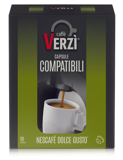 Verzi Capsule Compatibili Nescafè Dolce Gusto - Aroma Ricco x 50