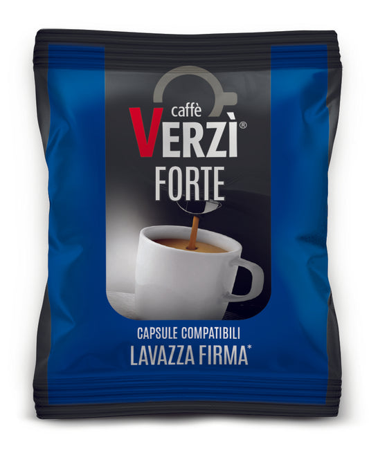 Verzi Capsules Compatible with Lavazza Firma - Strong/Intense Aroma x 80