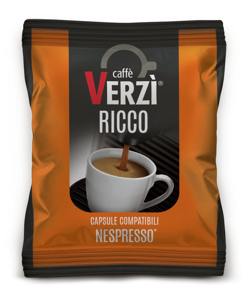Verzi Capsule Compatibili Nespresso - Aroma Ricco x 100