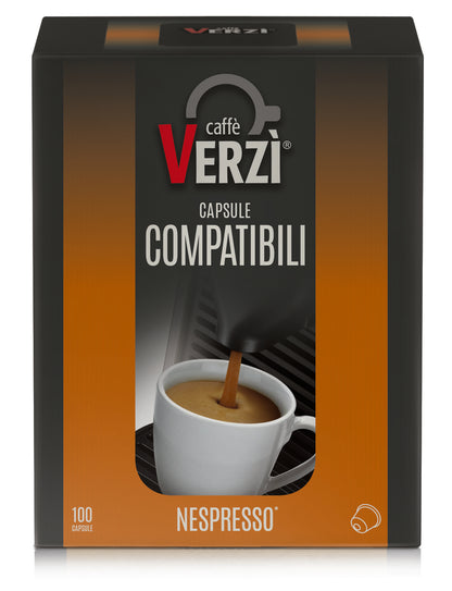 Verzi Capsule Compatibili Nespresso - Aroma Dolce x 100