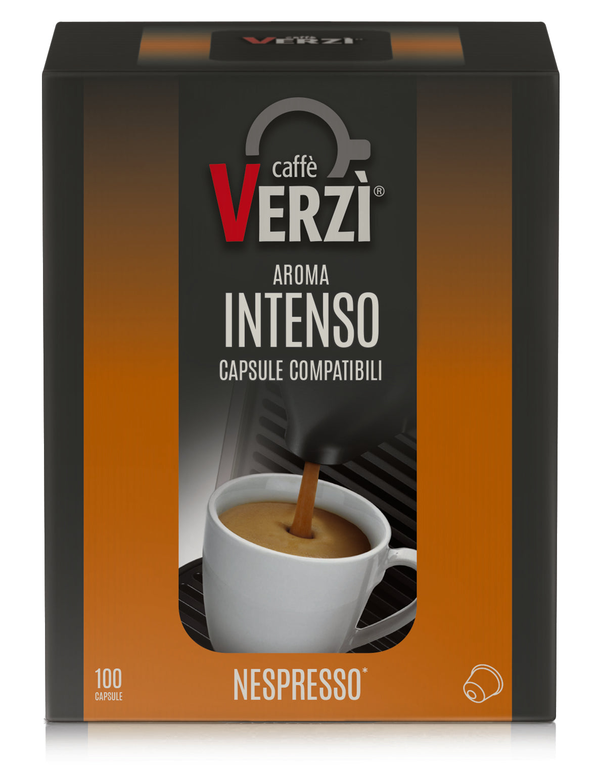 Cápsulas Verzi Compatibles Nespresso - Aroma Intenso x 100