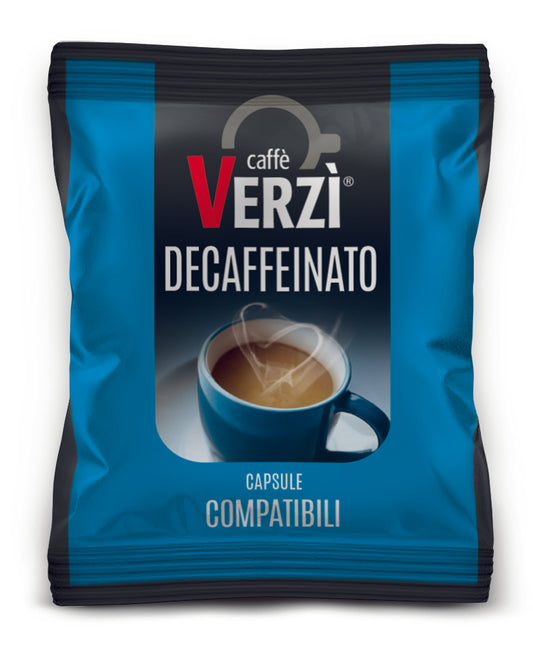 Verzi Caffitaly Compatible Decaffeinated Coffee Pods x 80