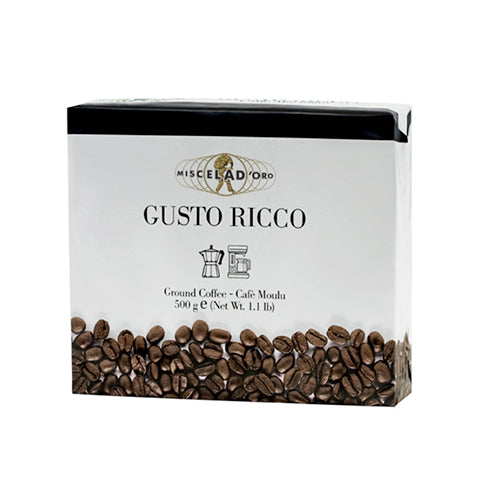 Miscela D'Oro Bipack Gusto Ricco – 2 confezioni 250g – Caffè macinato