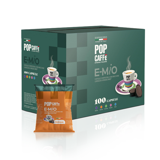 Pop Caffè E-Mio Miscela Intenso x 100