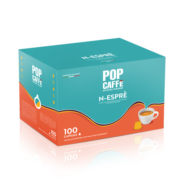 Pop Caffè N-Esprè Deciso Blend Nespresso Compatible x 100